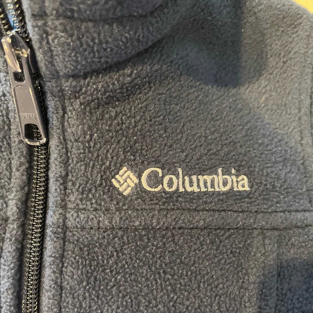 Columbia Toddler Boy’s Lightweight Fleece Full Zip Up Jacket Navy Blue 2T